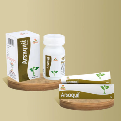 Arsaquit Tablets 30 Tab +Arsaquit Ointment 30 g
