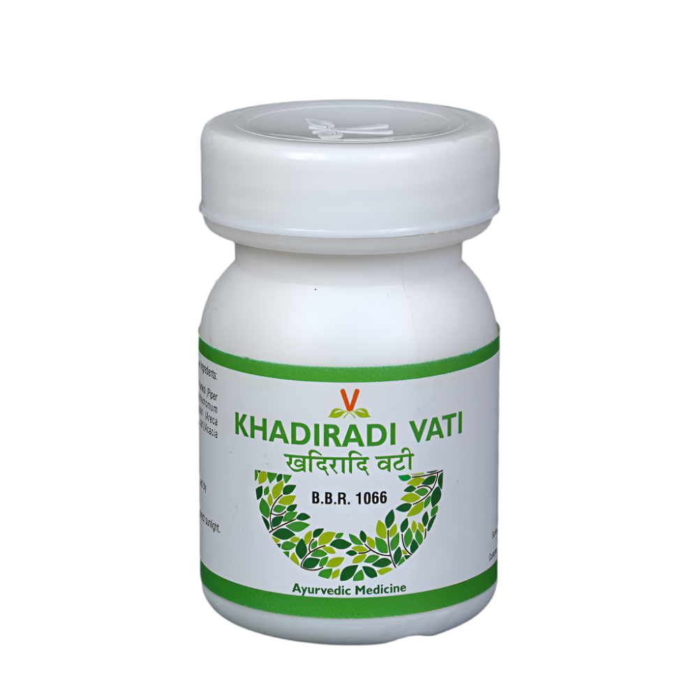 Virgo Khadiradi Vati Jar of 80 QTY