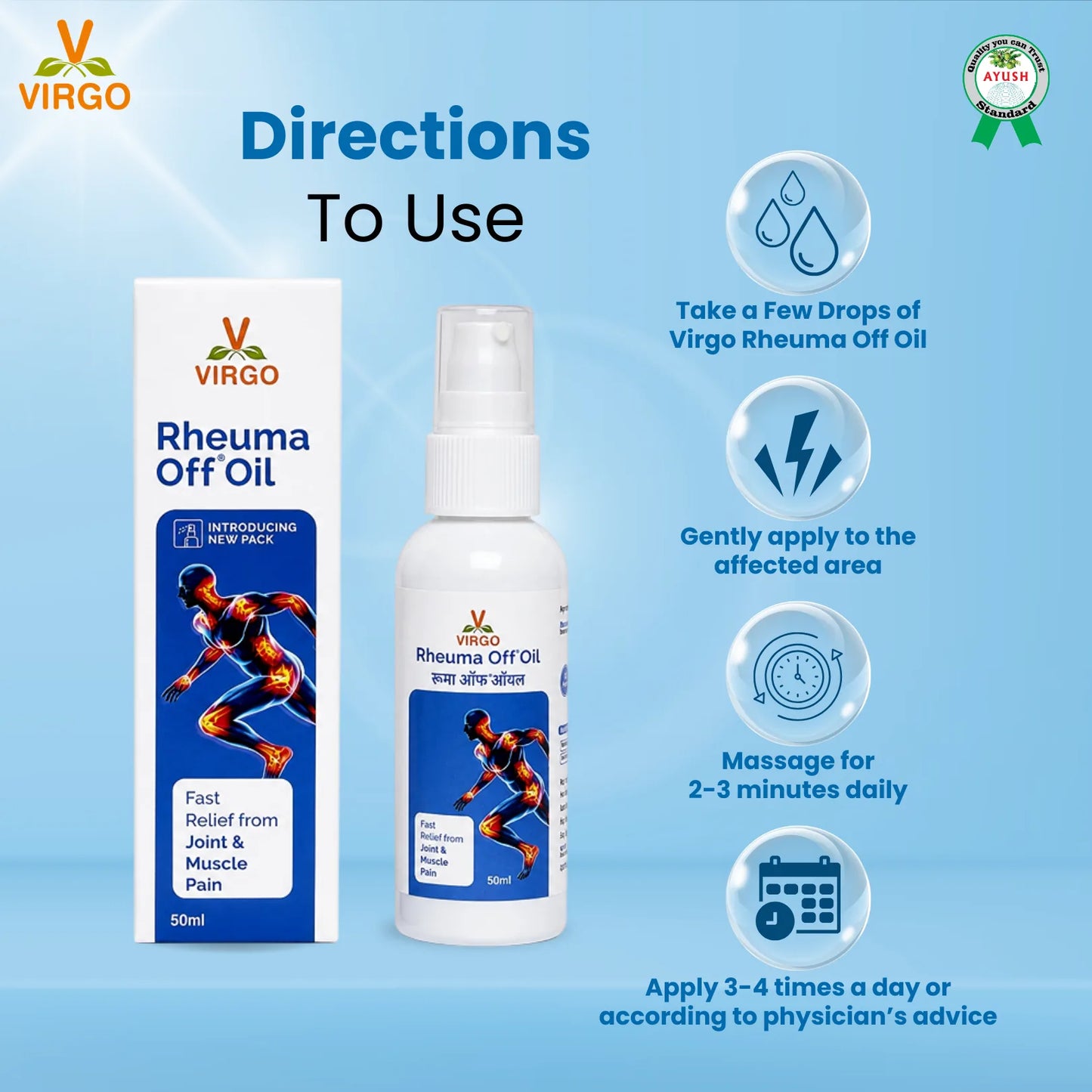 Rheuma off Gold Tablet 30 Tab + Rheuma off Oil 50 ml