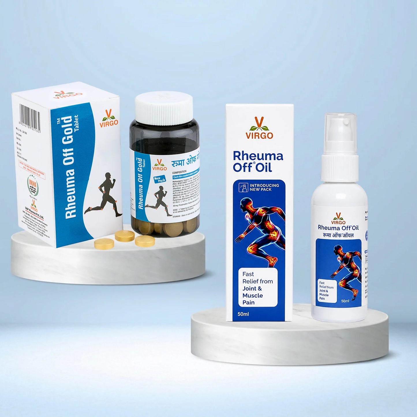 Rheuma off Gold Tablet 30 Tab + Rheuma off Oil 50 ml