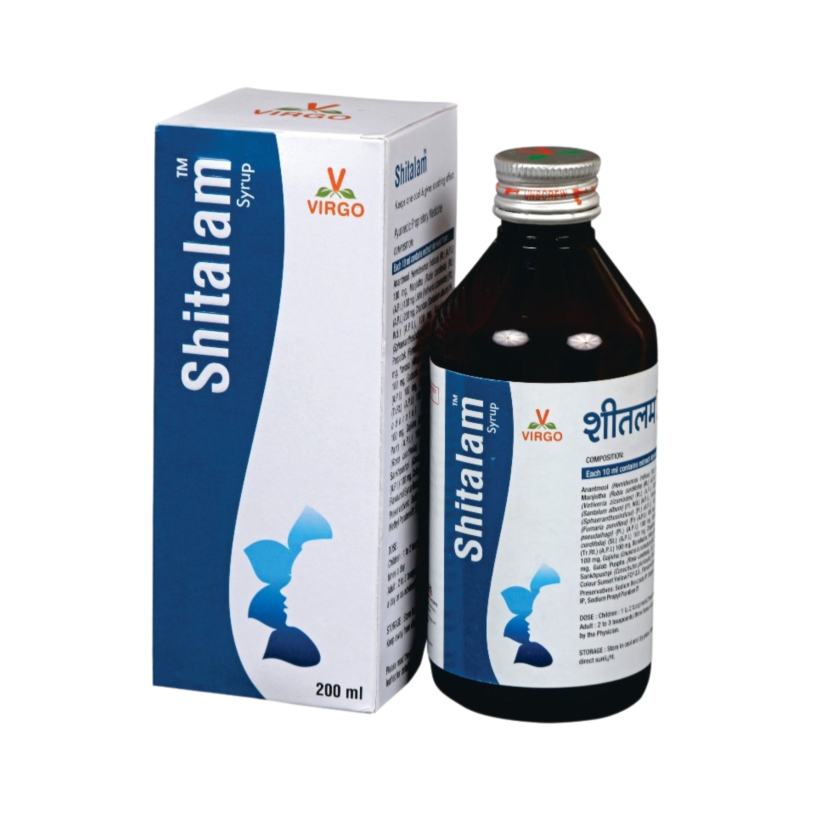 Virgo Shitalam Syrup Bottle of 200 ML