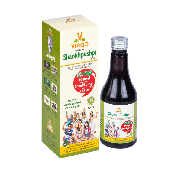 Virgo Mark UP Shankhpushpi Syrup Bottle of 200 ML